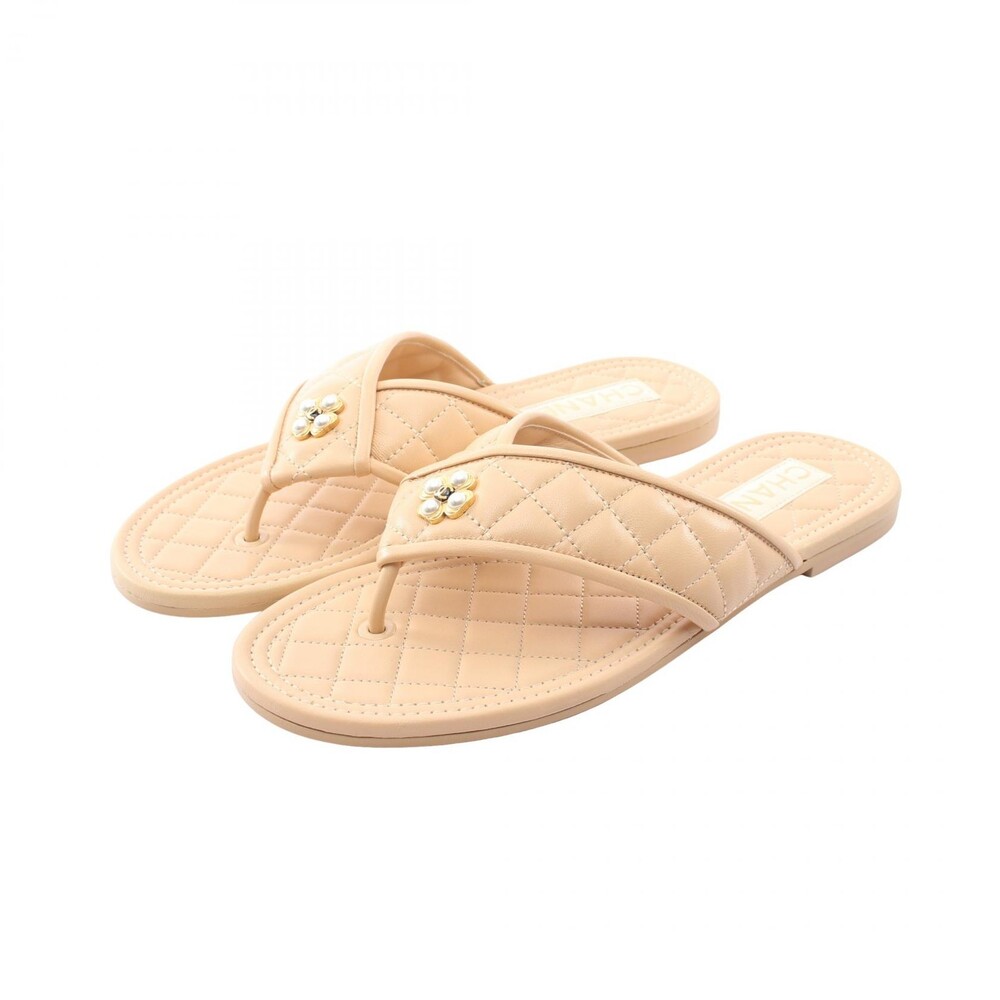 Chanel Matelasse Flat Sandals Flip- #300148C14B